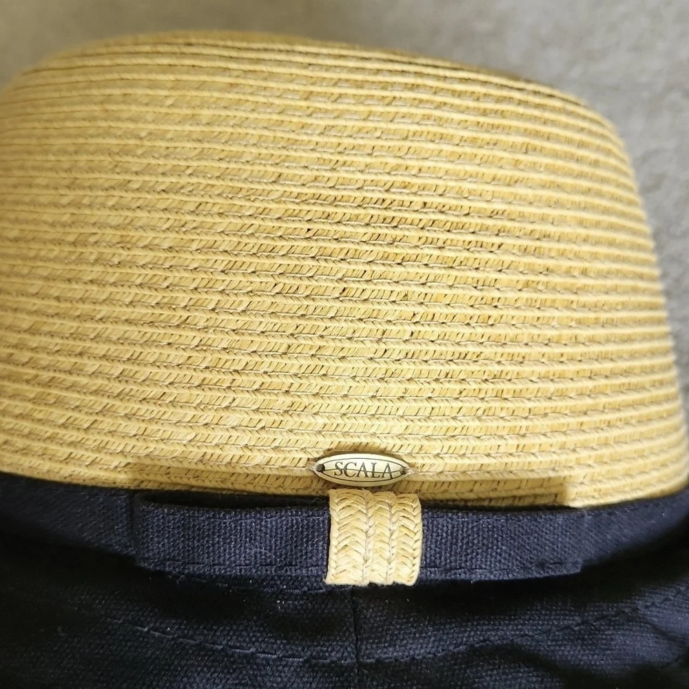 Scala Tan and Black Sun Hat - Picture 6 of 6